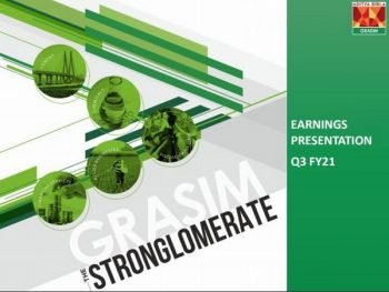 Grasim Industries sales jump 13 percent to Rs. 20,986 cr in Q3 FY21 